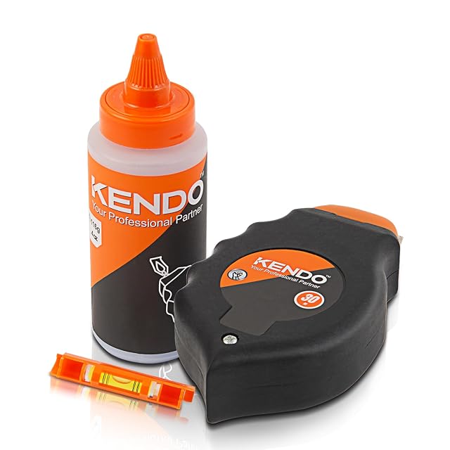 Carrete de cordel Kendo con gancho inoxidable y burbuja integrada